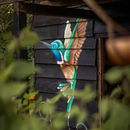Cabana Colibri Naturaleza Vista Laguna De La Cocha Pasto Exterior photo